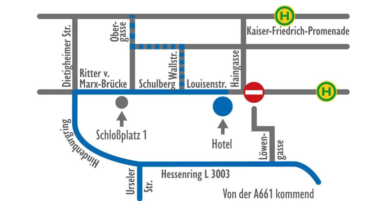 Hotel Am Schloss Darmstaedter Hof Bad Homburg vor der Höhe Exteriör bild